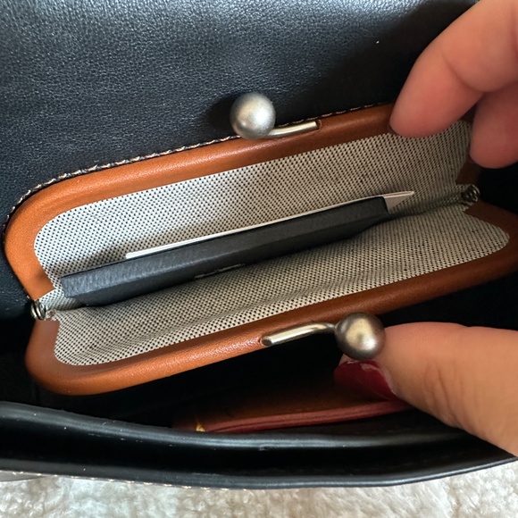 NWT!RARE! Coach 1941 Women's Shoulder Bag Dinky With Colorblock Coach Link 86831 - Picture 11 of 15